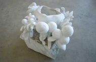 Master Student Exhibition 2014, Installation Detail, Untitled, marble, 45x65x75cm