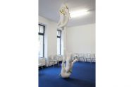 Klick, Waiting Room Installation View, banana holder, Mindscape Universe, Berlin 2016