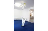 Klick, Waiting Room, Installation View, banana holder, Mindscape Universe, Berlin 2016